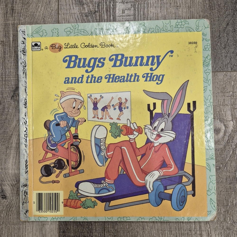 Vintage BUGS BUNNY AND THE HEALTH HOG Book
